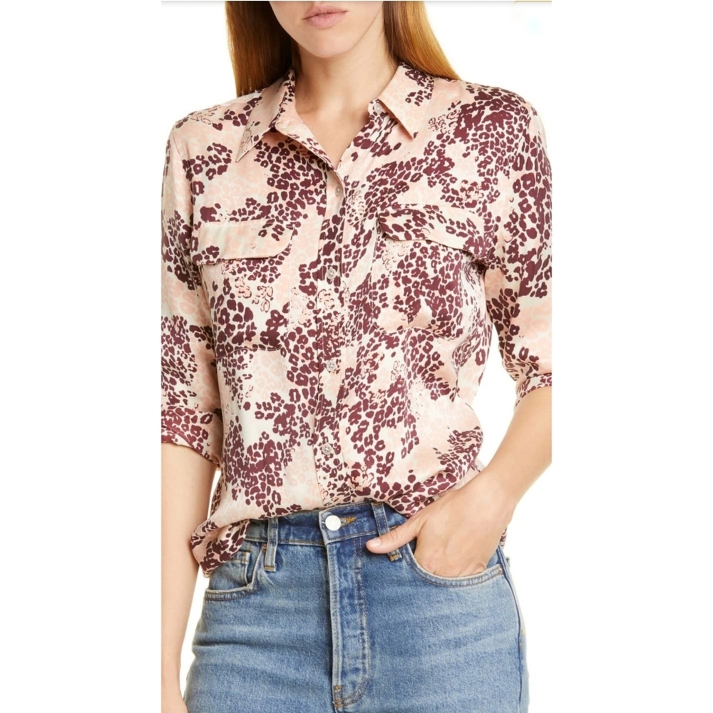 EQUIPMENT Slim Signature Silk Blouse
